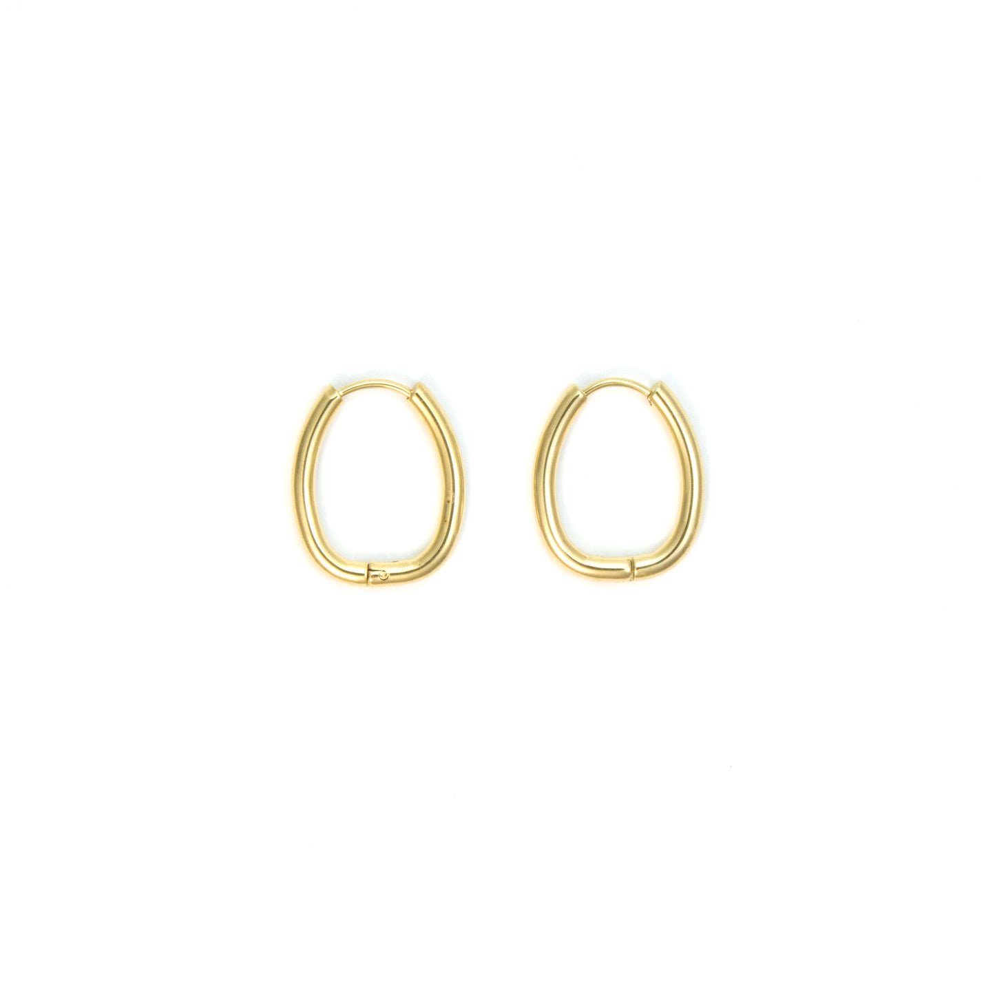 Small oval hoops