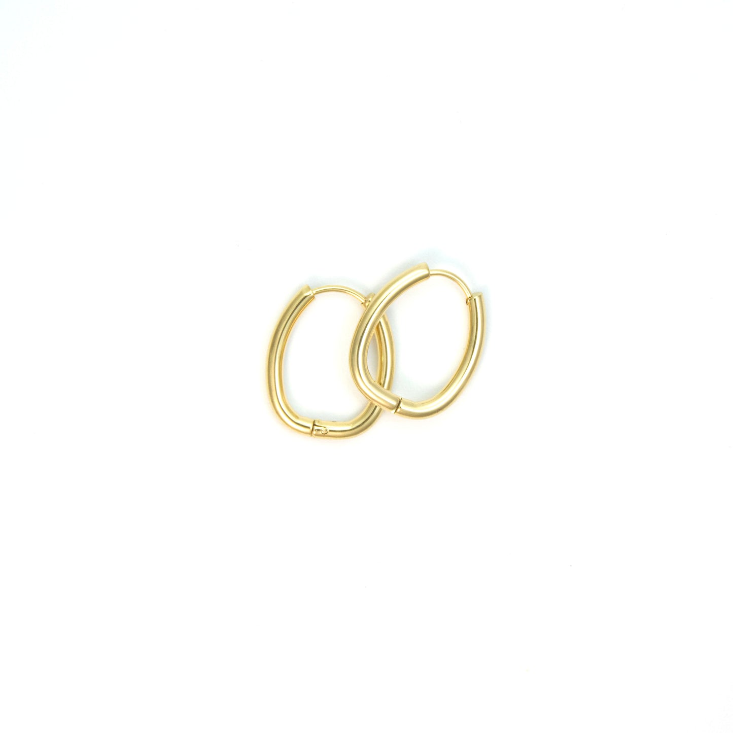 Small oval hoops
