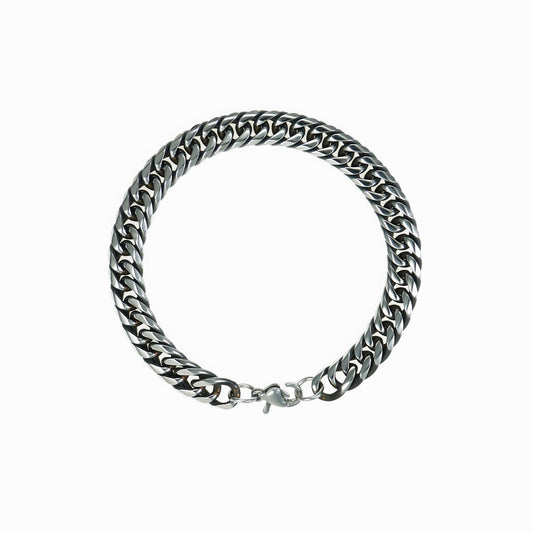 High contrast large chain bracelet
