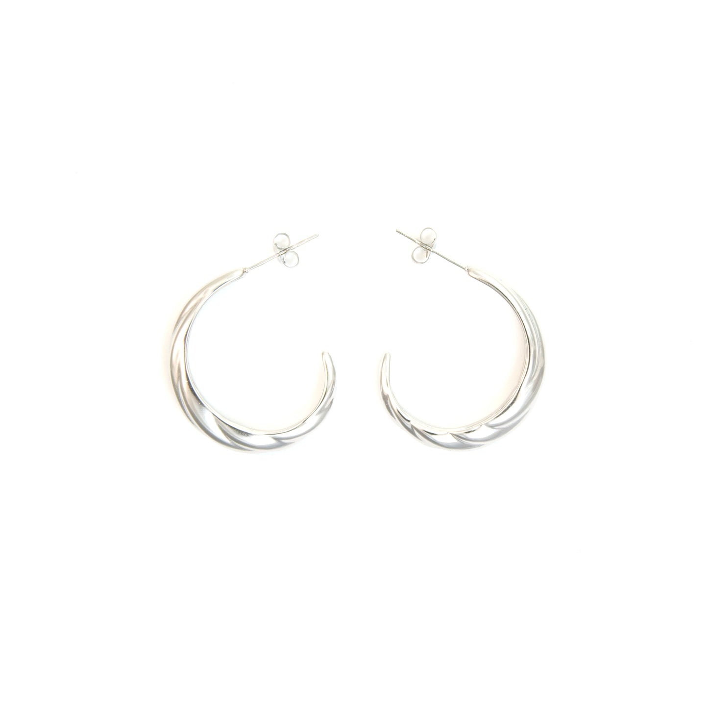 Open twisted hoops