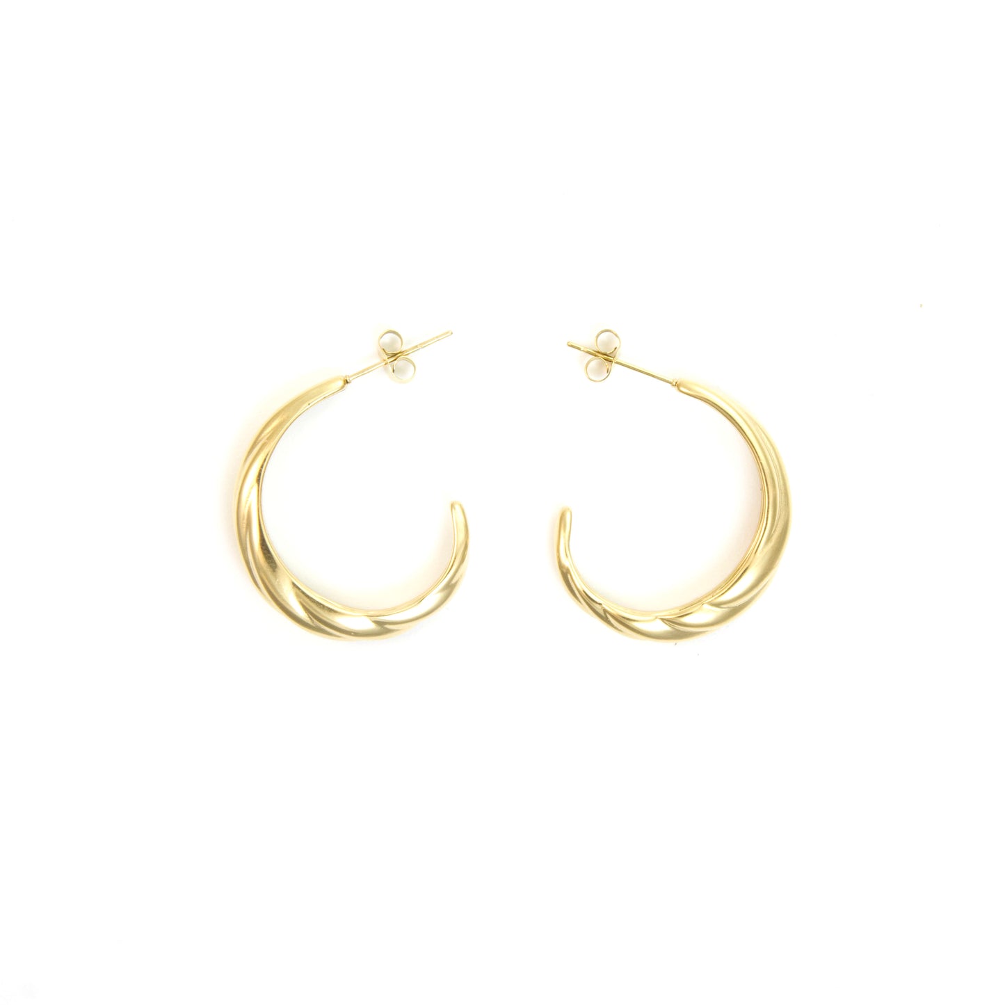 Open twisted hoops