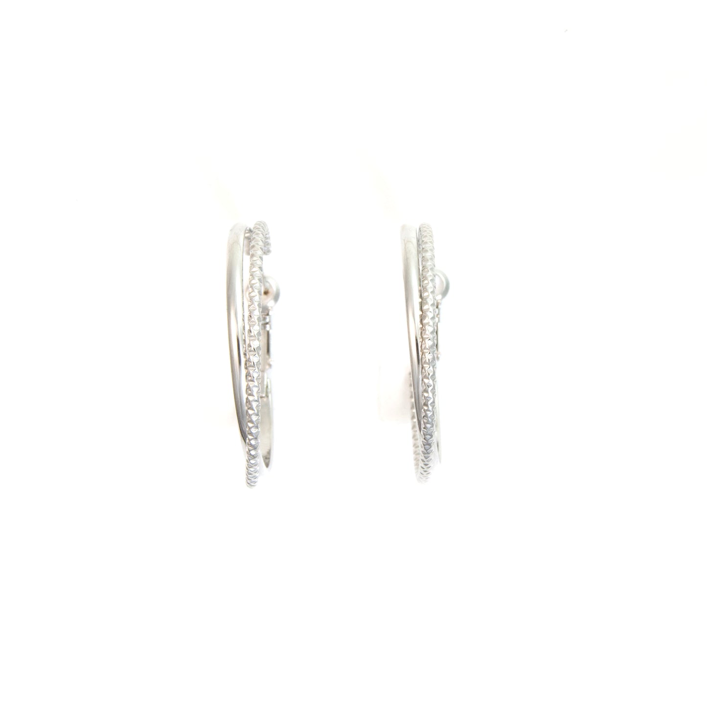 Large double hoop