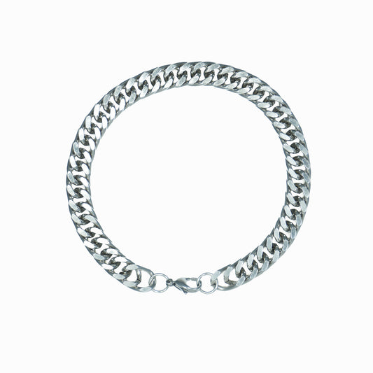 Square cuban chain bracelet