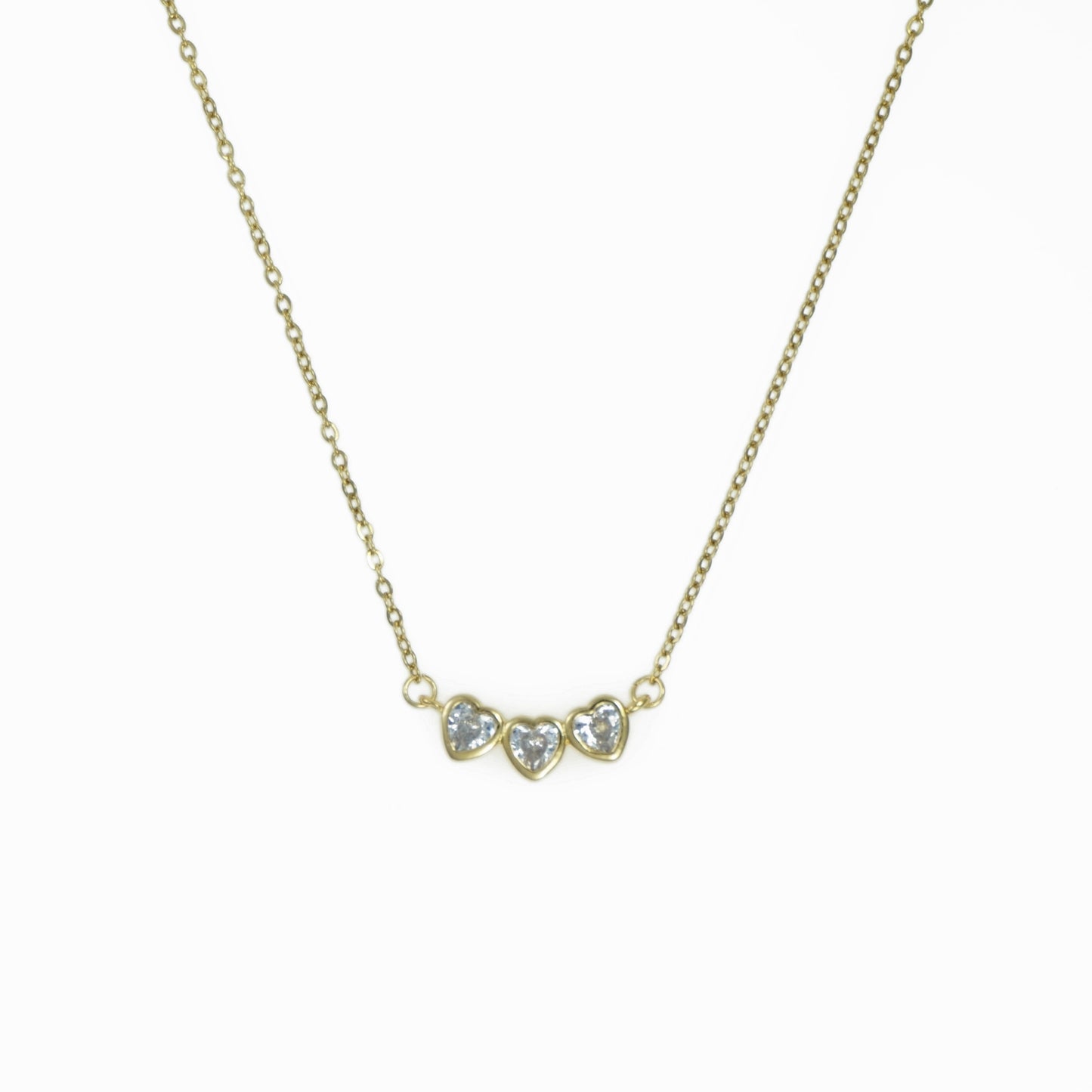 Triple Heart Necklace
