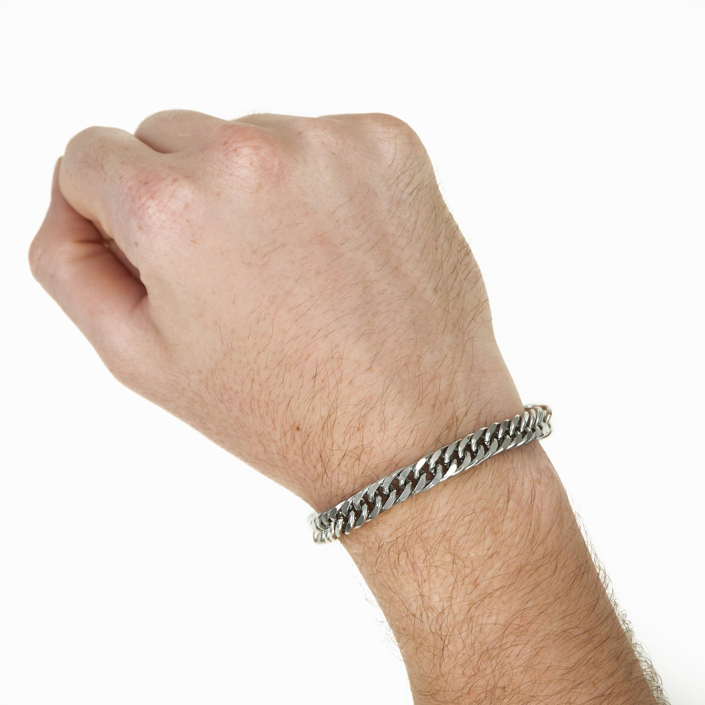 Square cuban chain bracelet