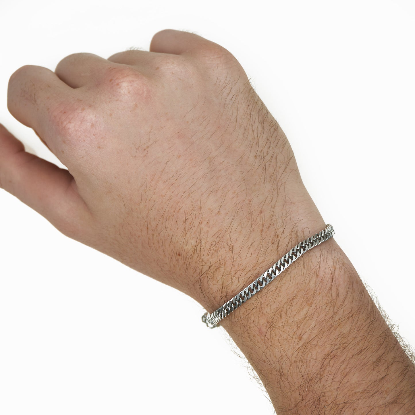 Square cuban chain bracelet
