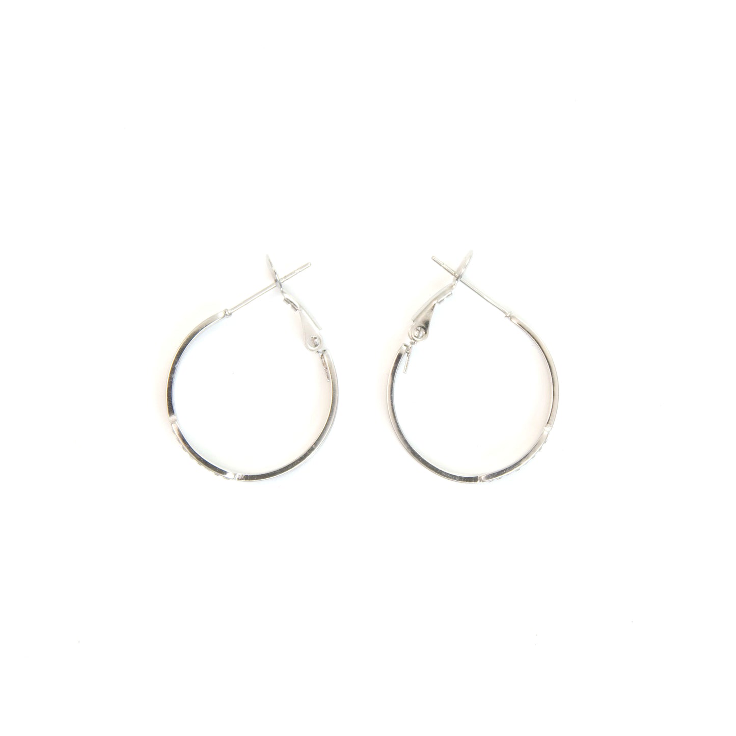 Double Rhinestone Hoops