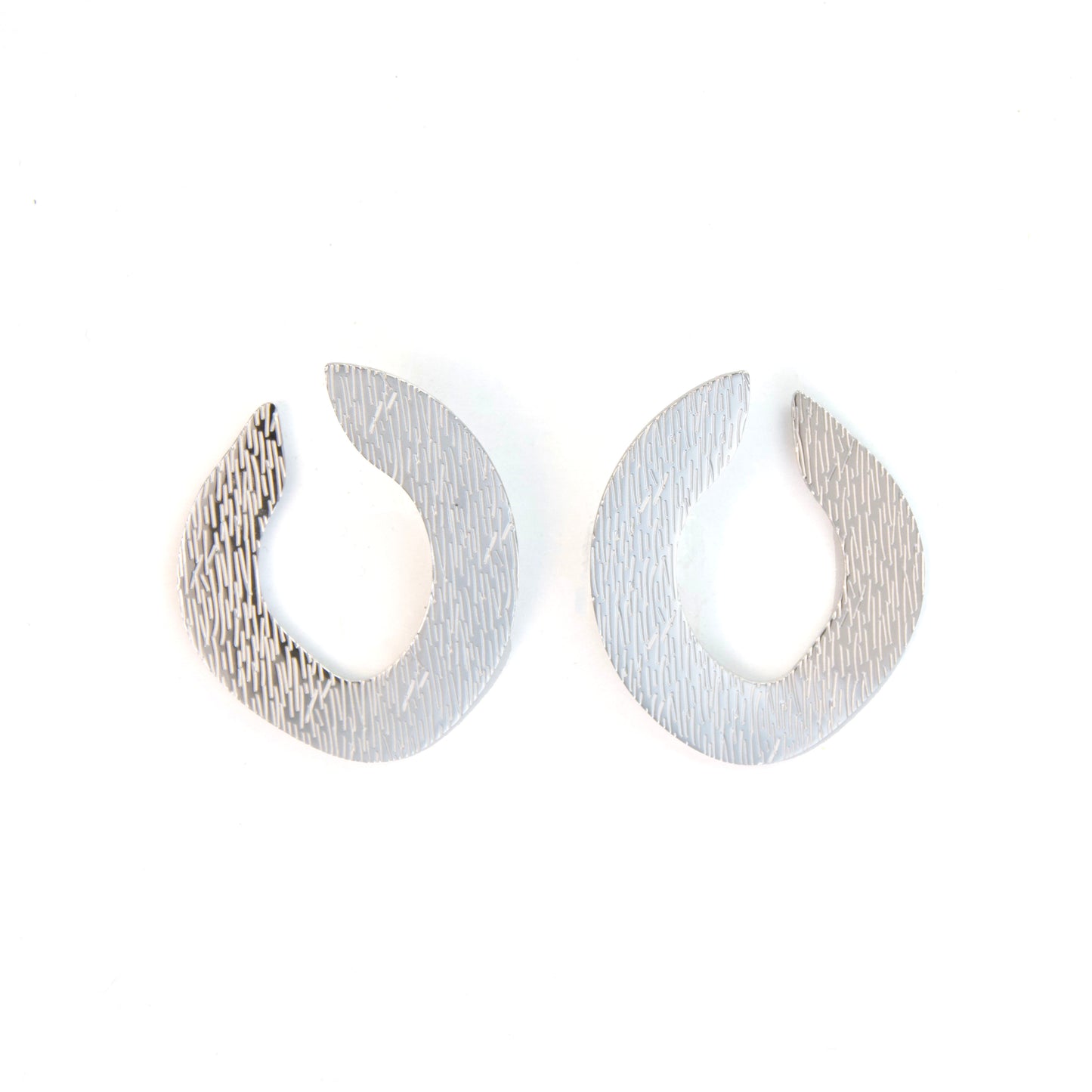 Textured Statement hoops