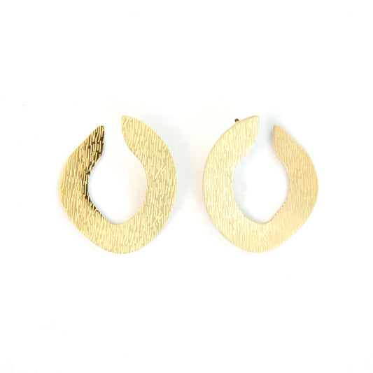 Textured Statement hoops
