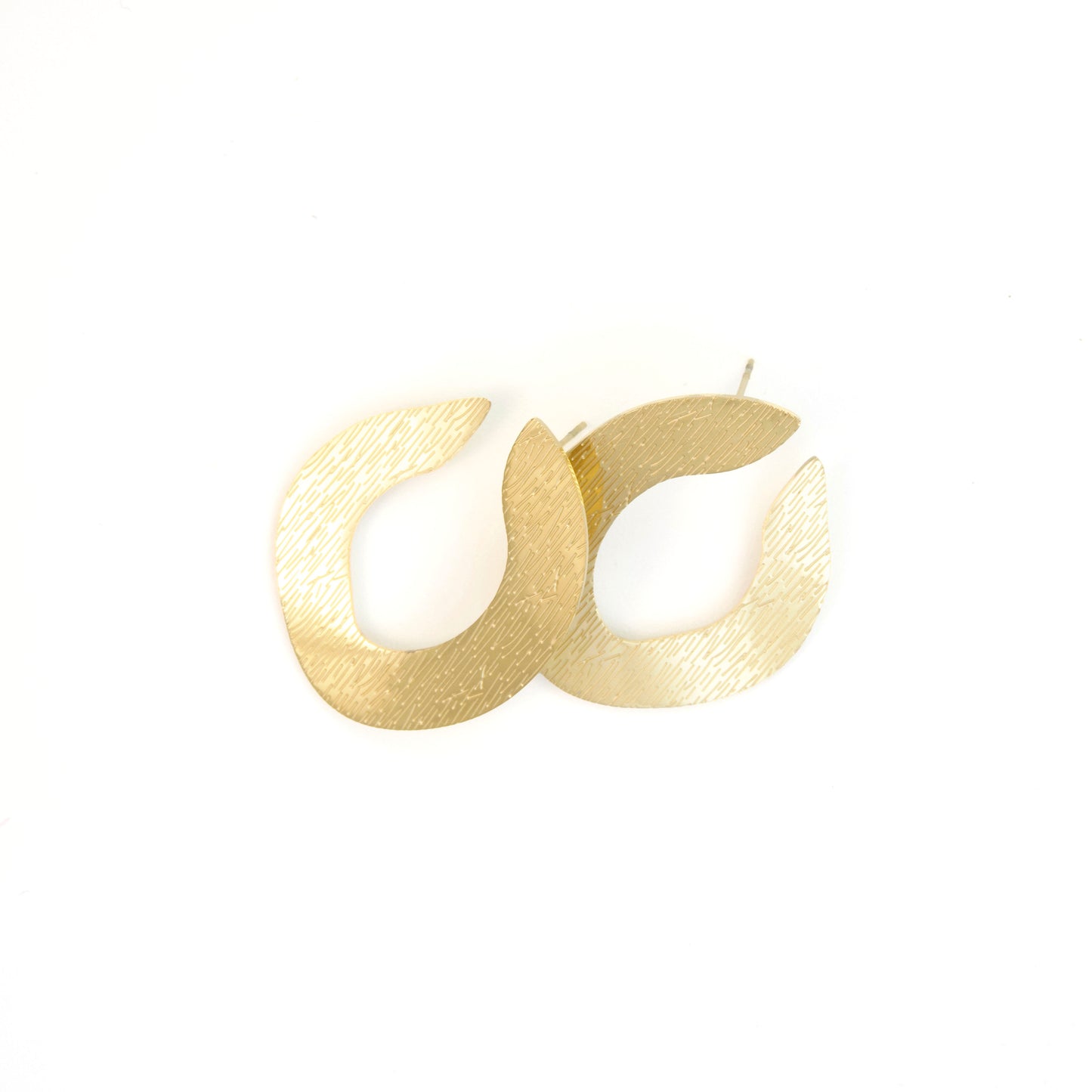 Textured Statement hoops