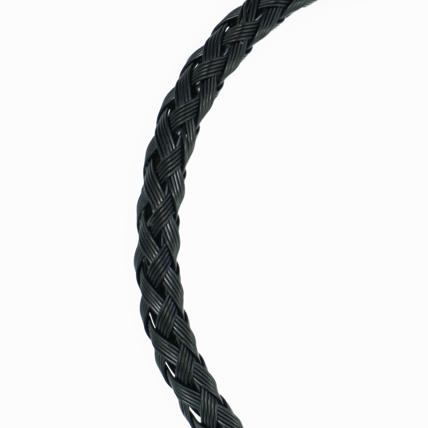 Black braided steel cuff