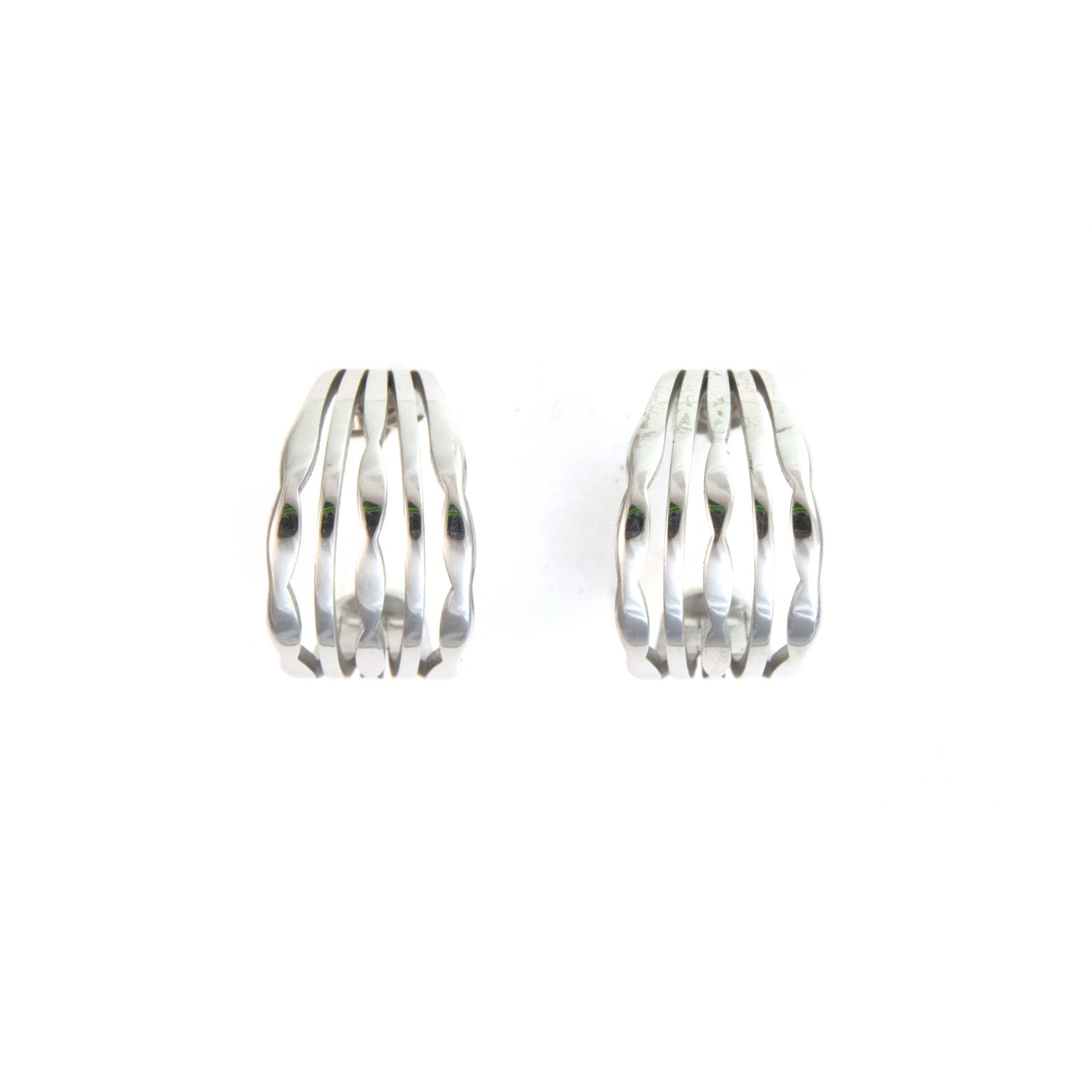 Bulky stripe hoops