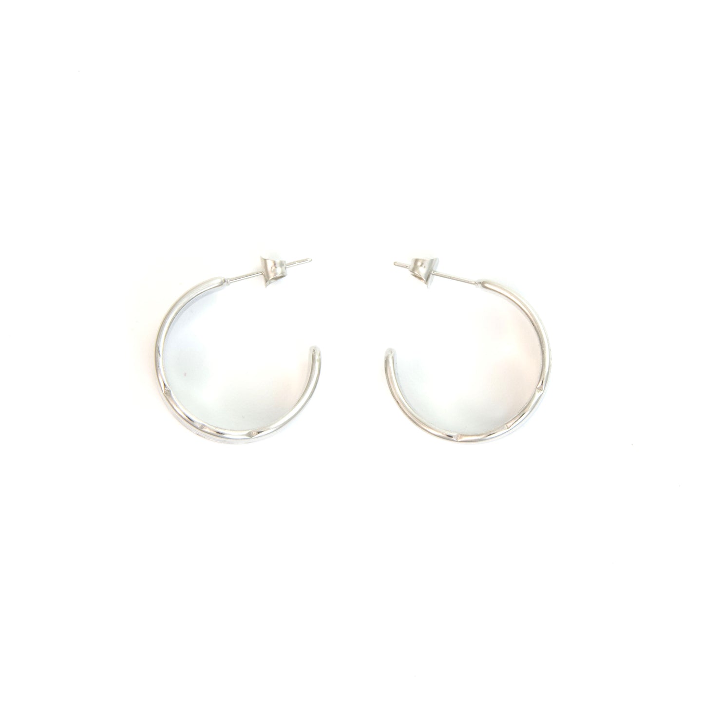 Bulky stripe hoops