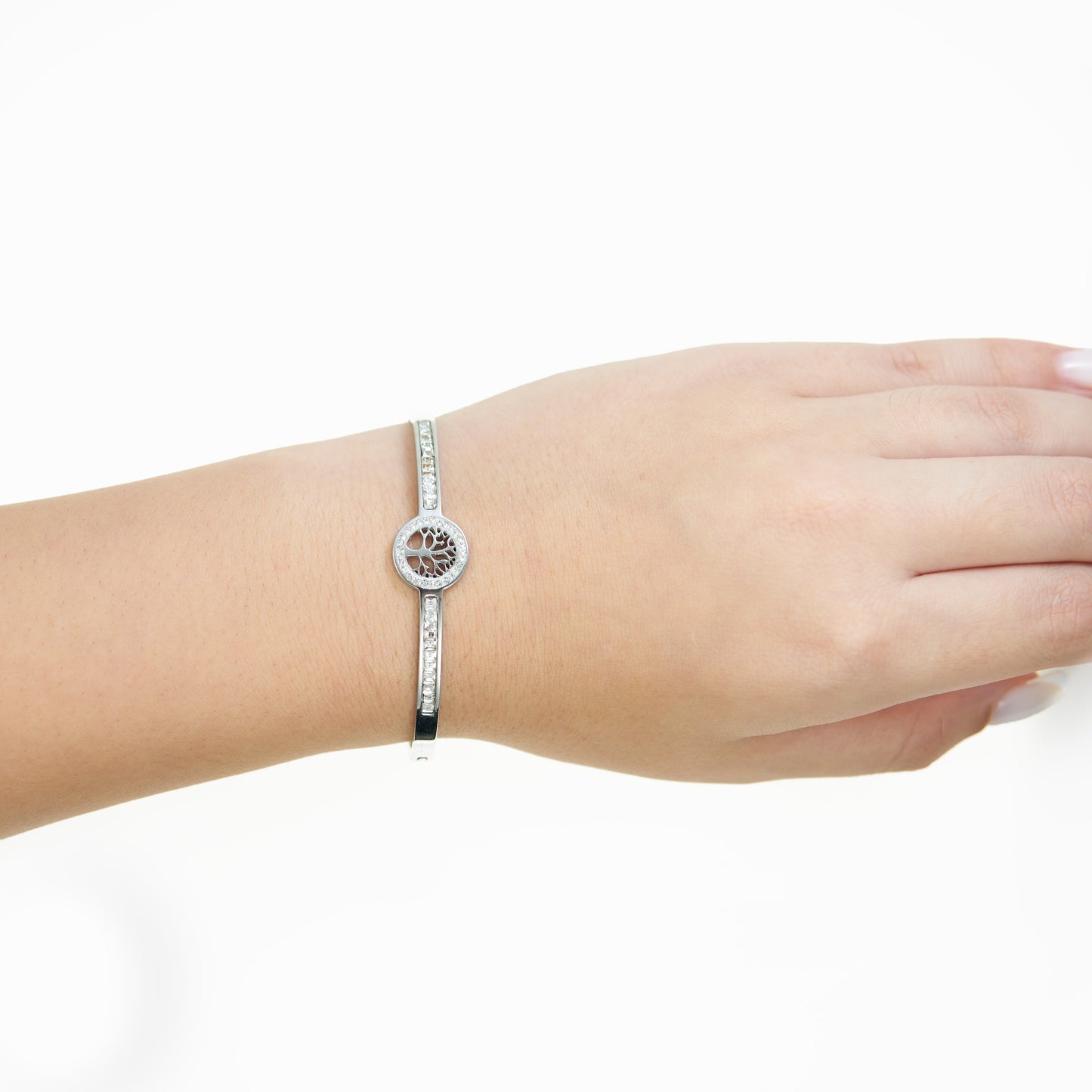 Tree of life cuff with strass