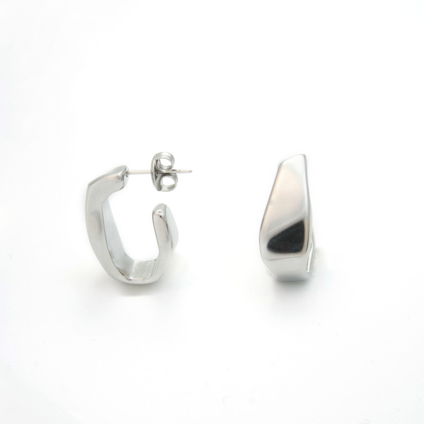 Bold polygonal earrings