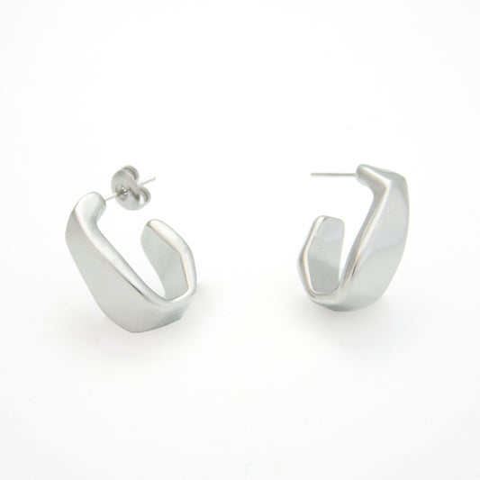 Bold polygonal earrings