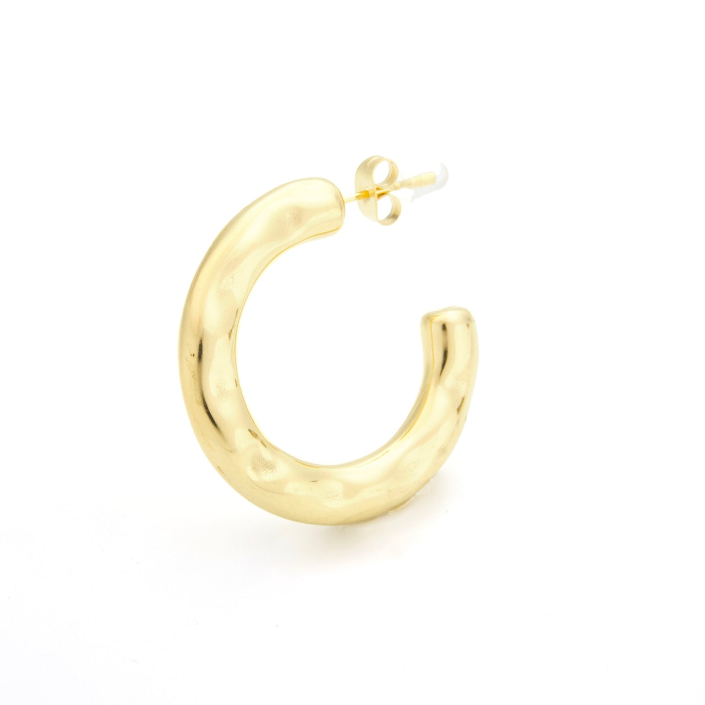 Large hammered hoops