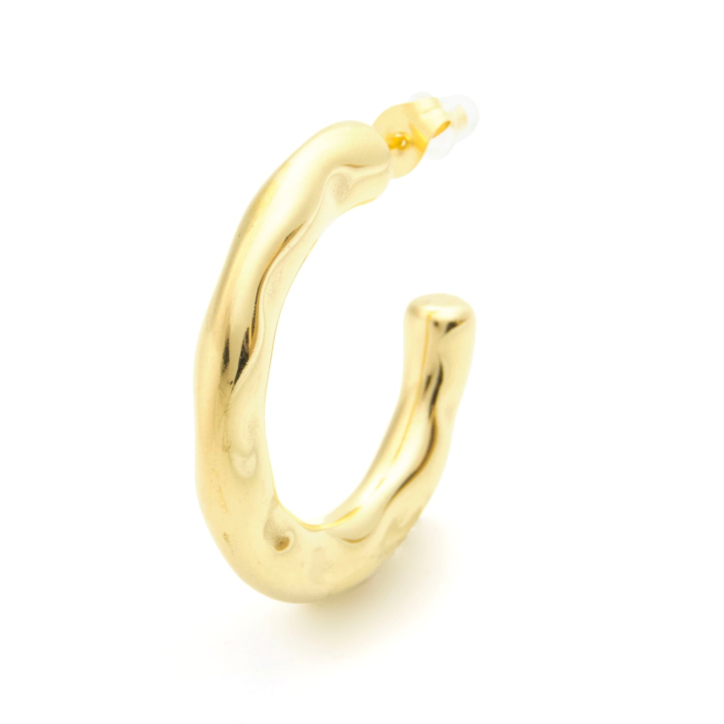 Large hammered hoops