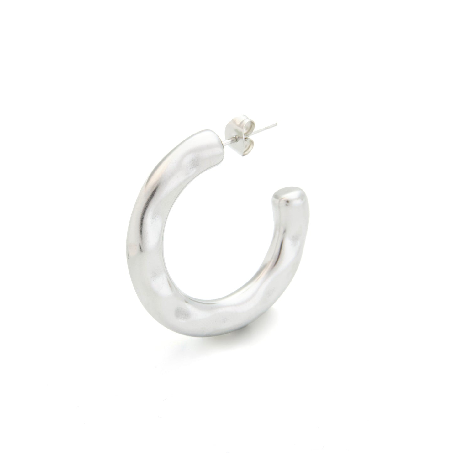 Large hammered hoops