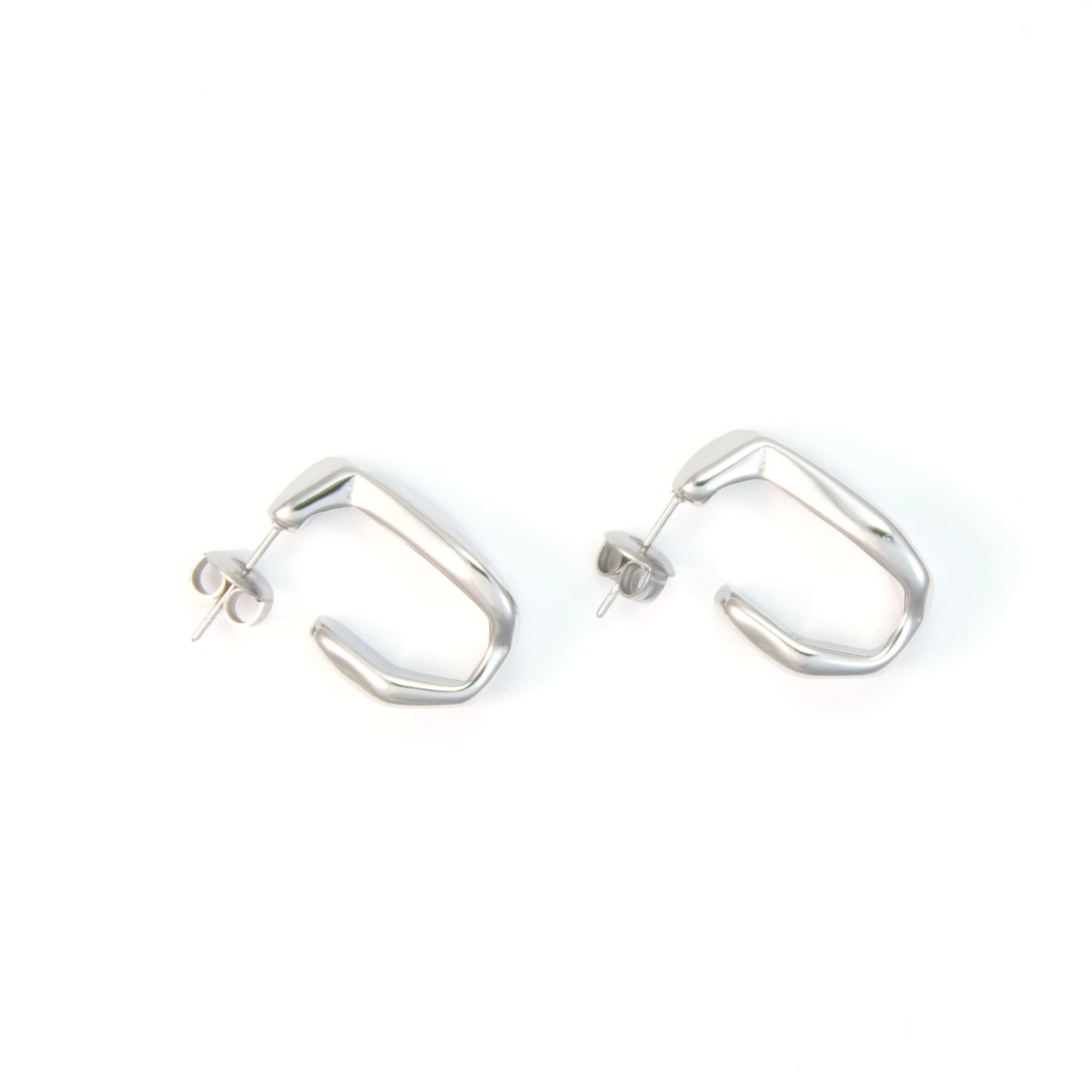 Bold polygonal earrings