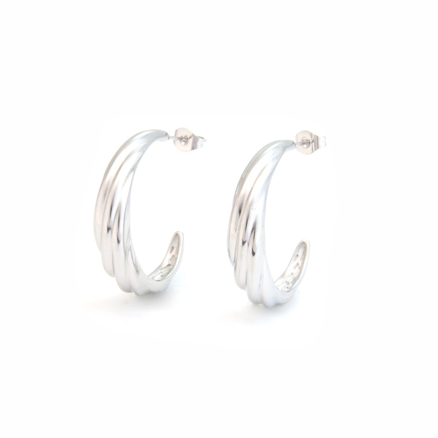Open twisted hoops