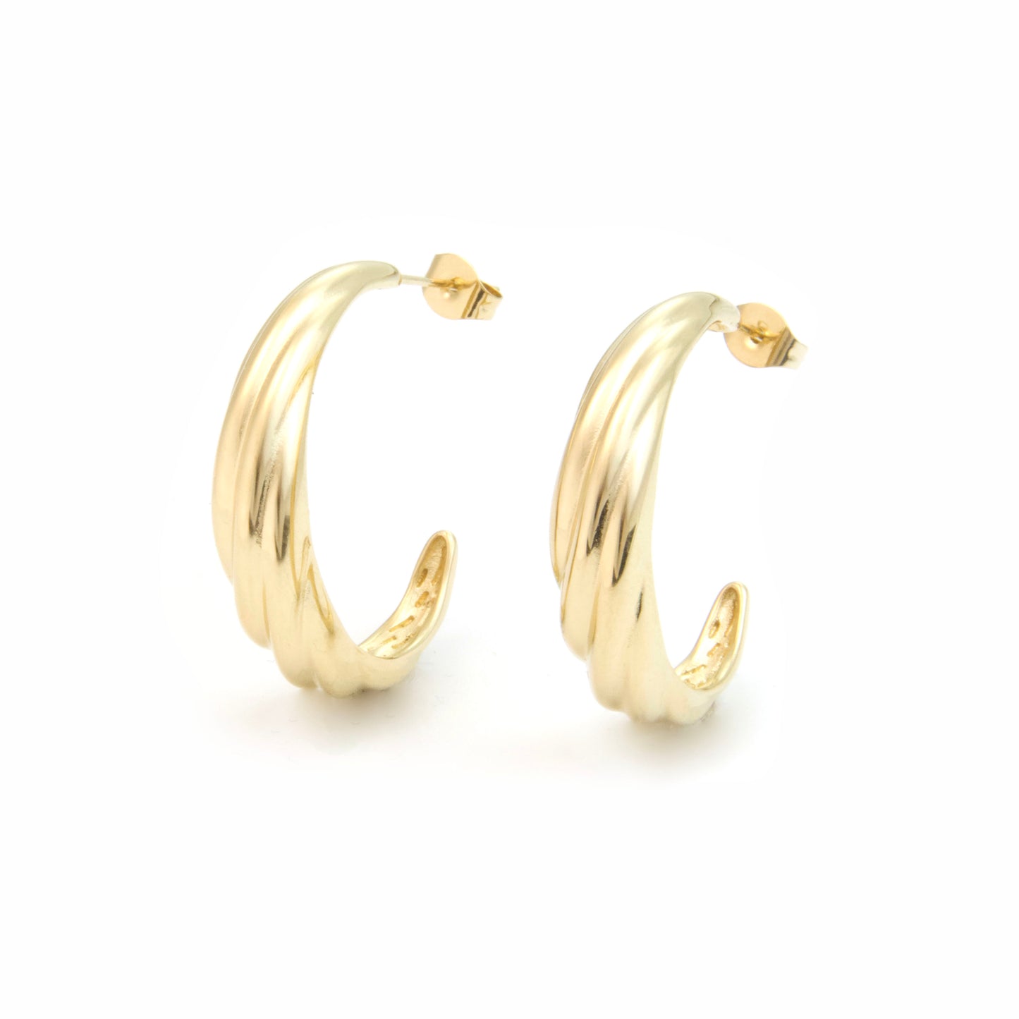 Open twisted hoops