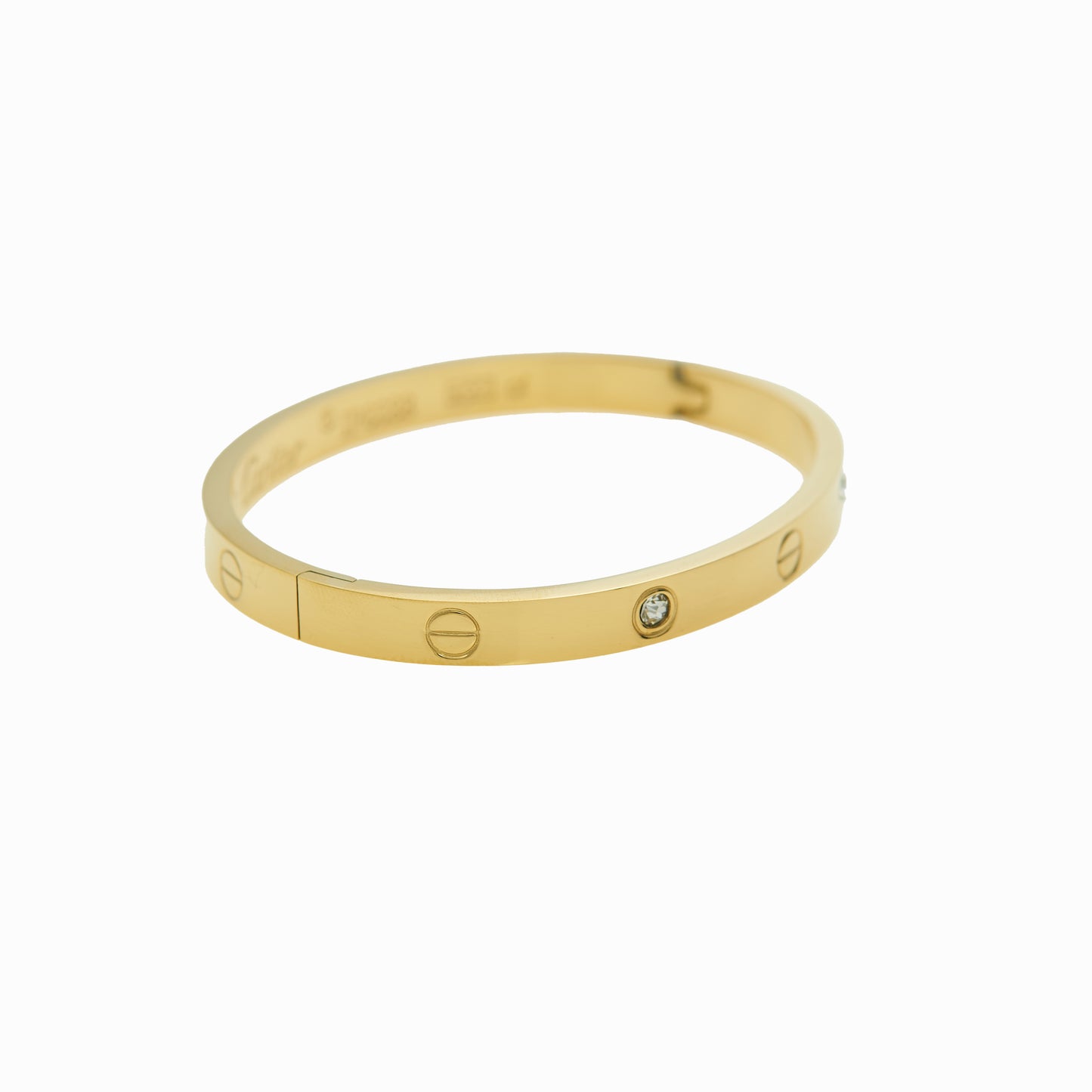 Cartier cuff with strass