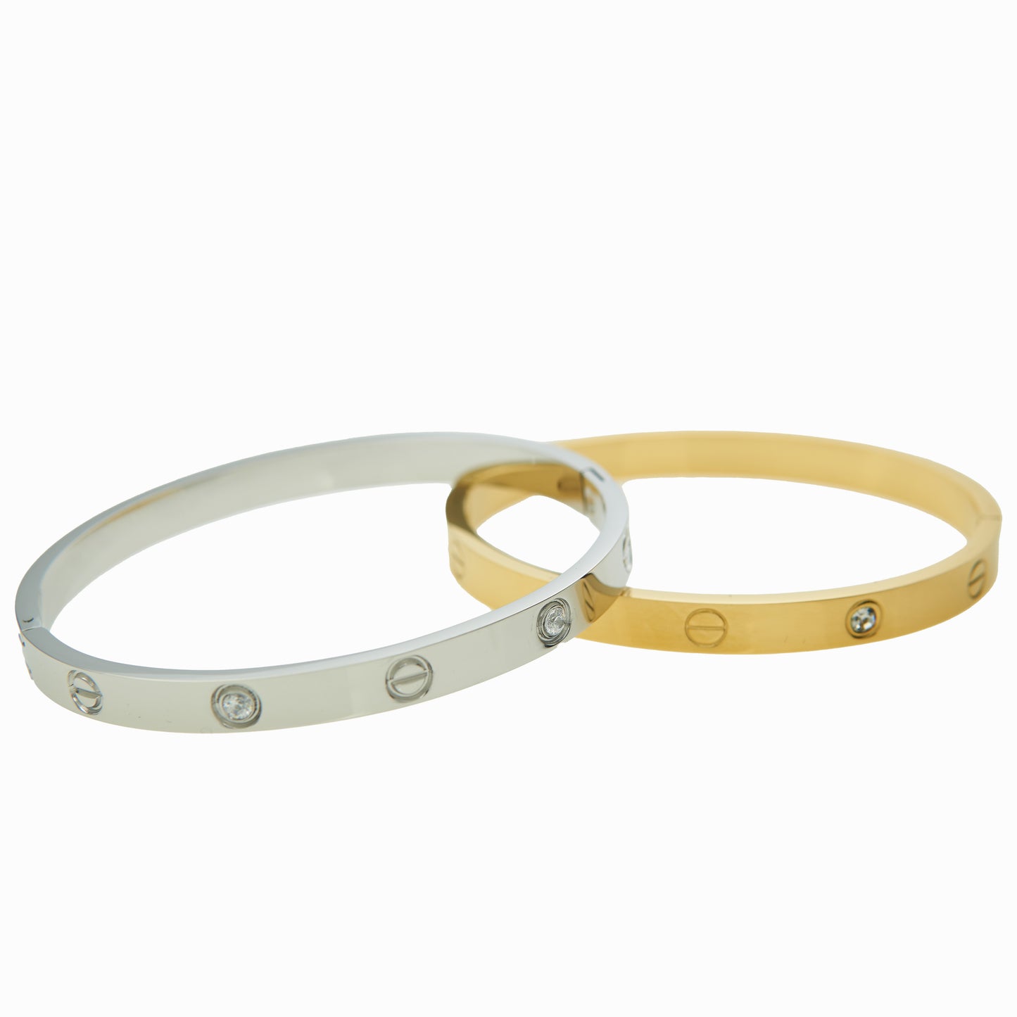 Cartier cuff with strass