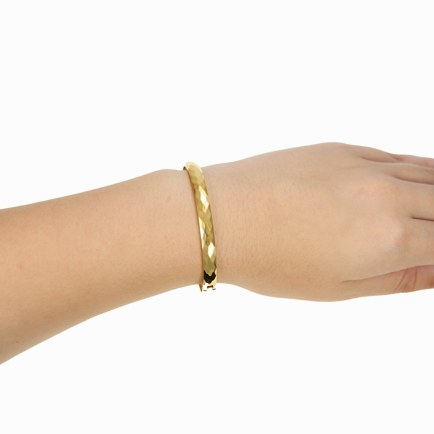 Golden cuff with angles
