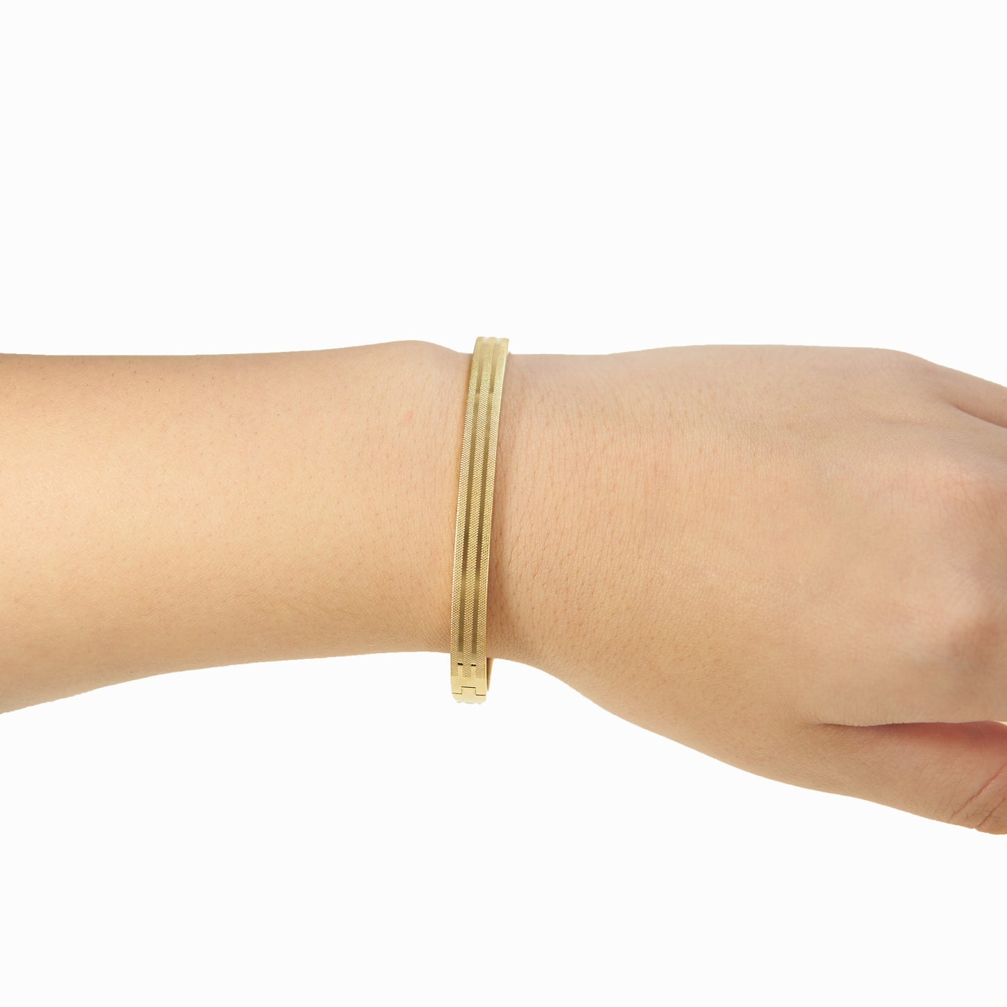Golden textured cuff