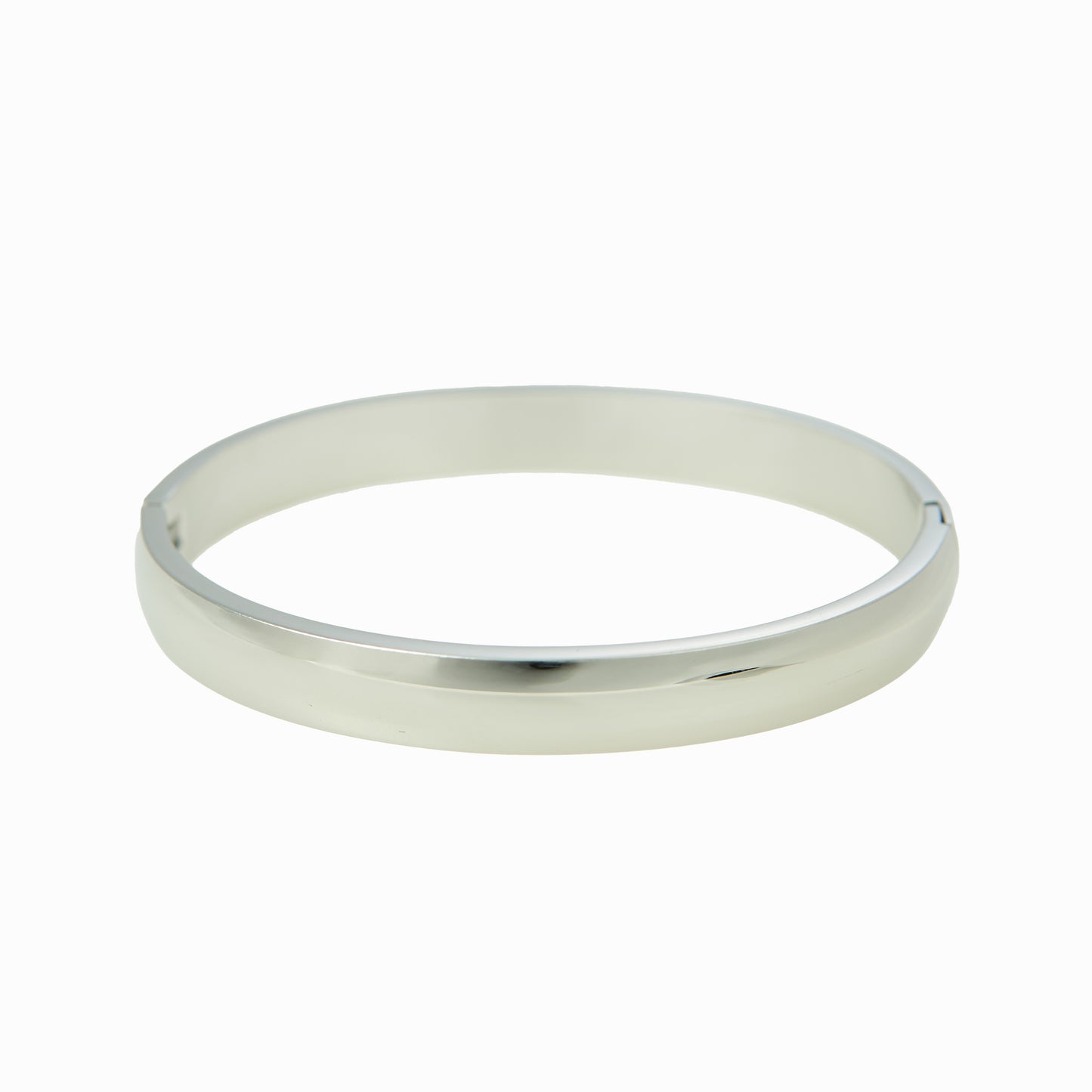 Silver polished cuff