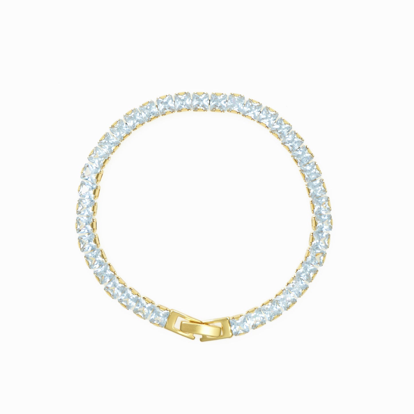Square riviera bracelet