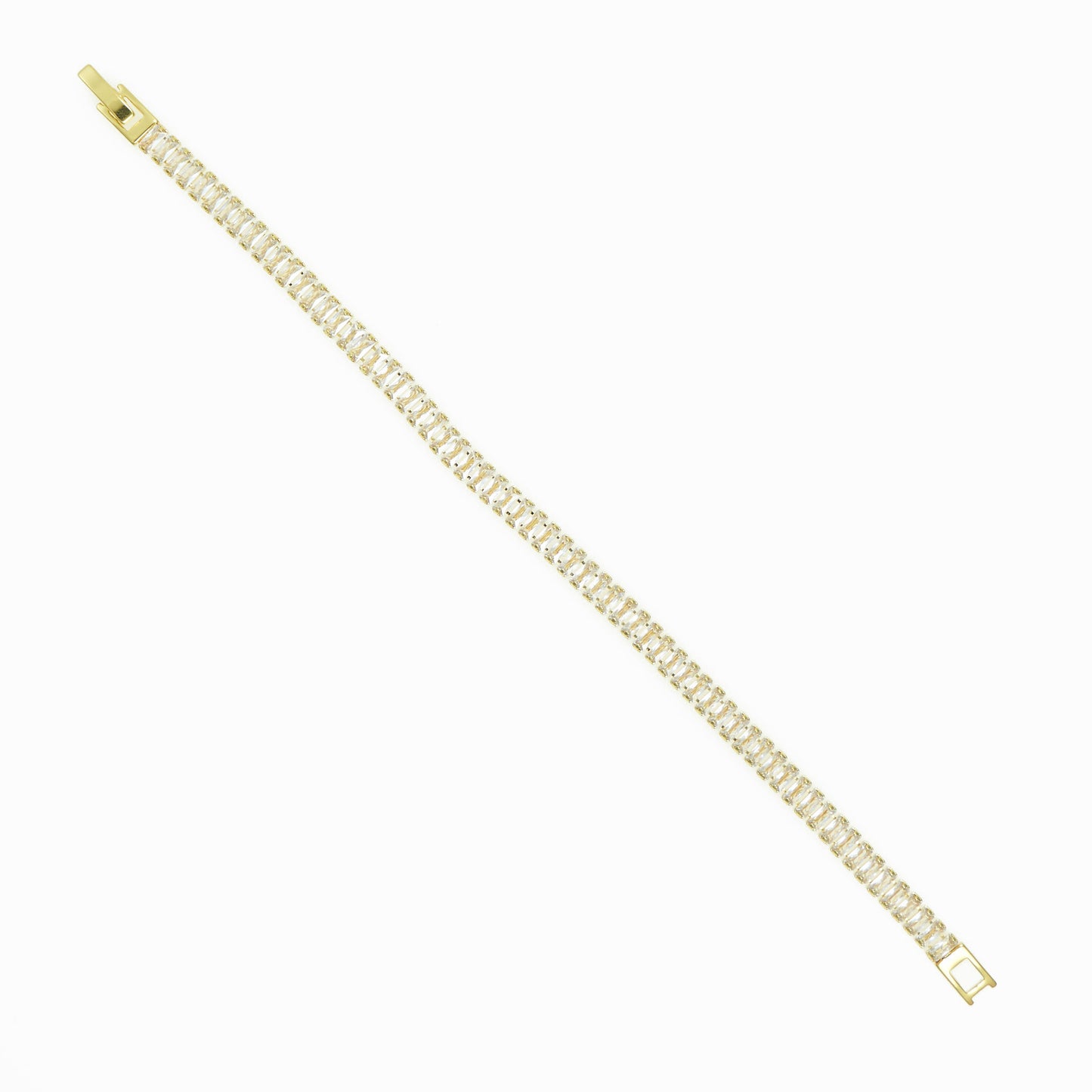 Rectangle riviera bracelet