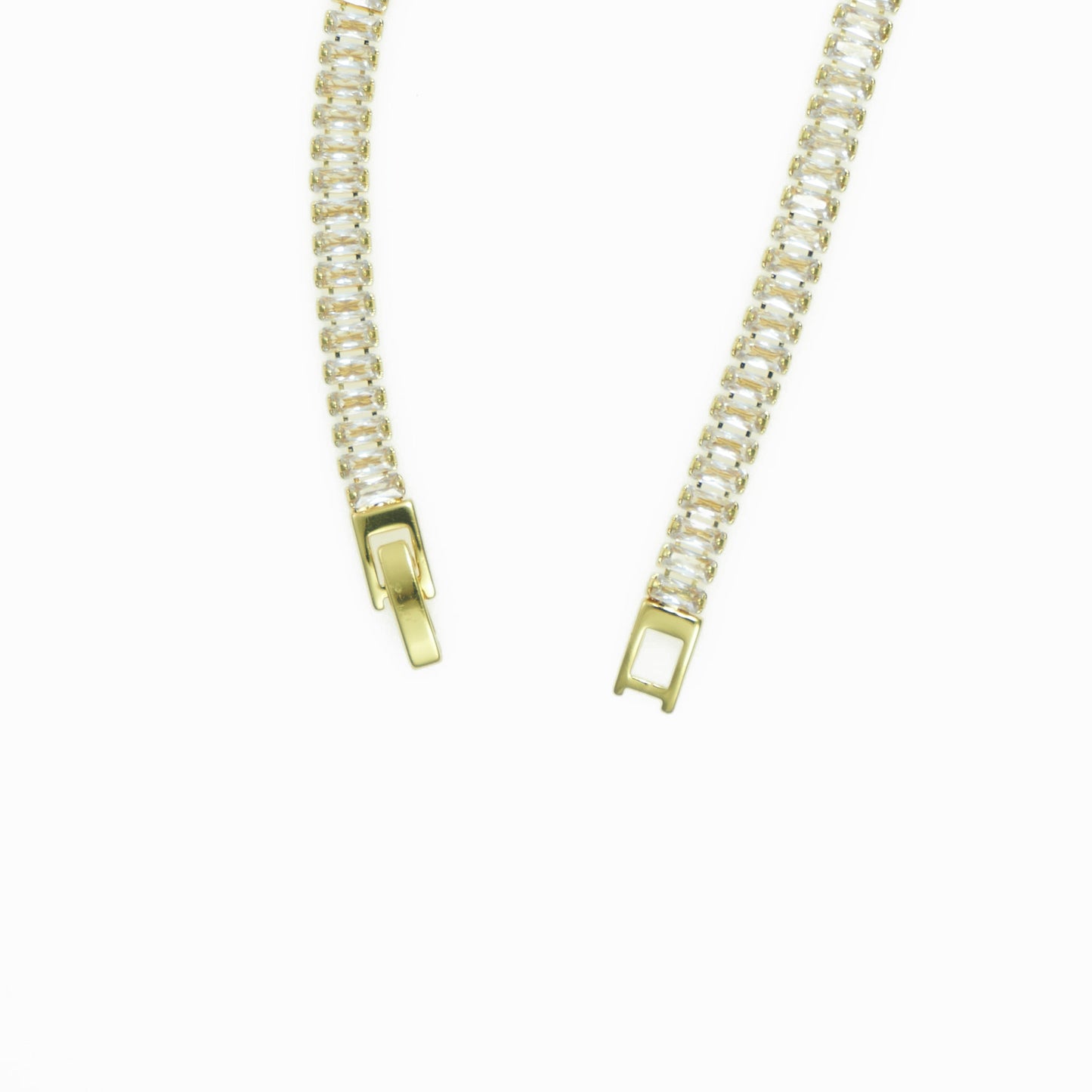 Rectangle riviera bracelet