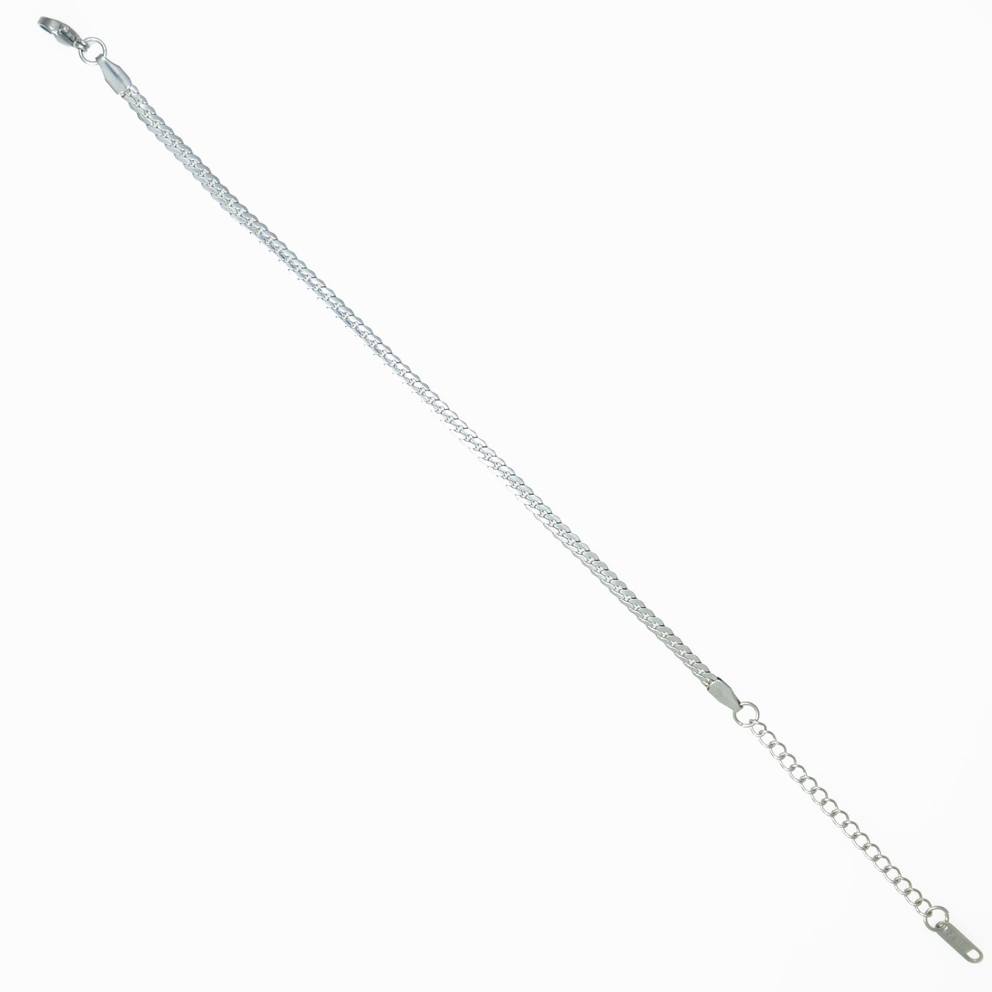 Επίπεδο cuban βραχιόλι