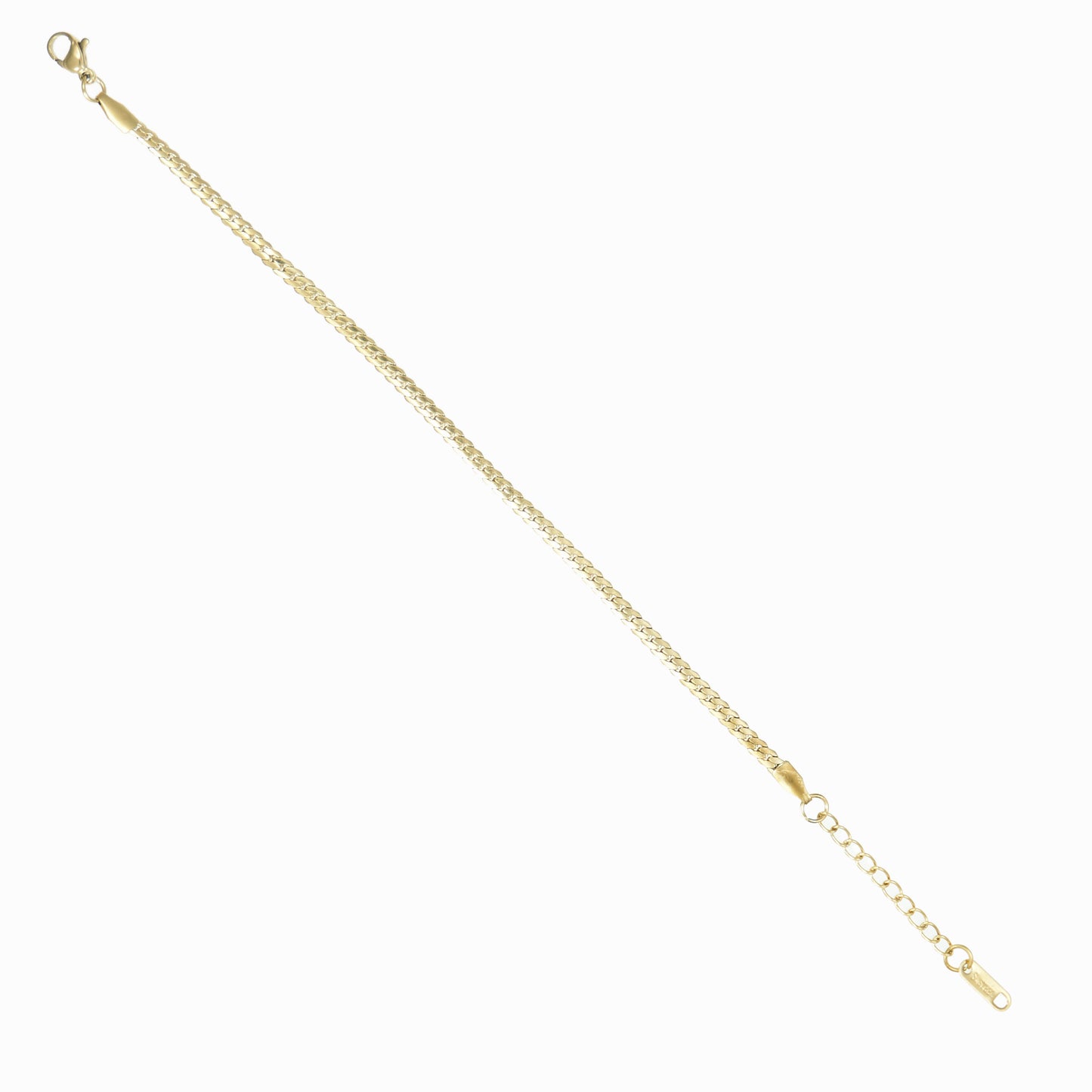 Επίπεδο cuban βραχιόλι