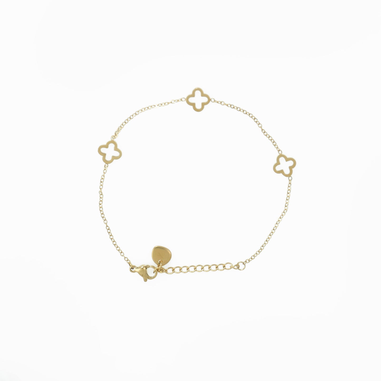 Thin cross bracelet