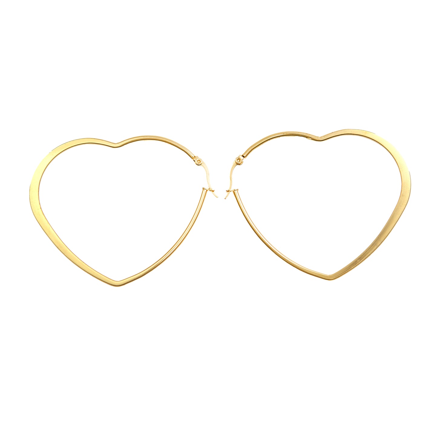 Large heart hoops