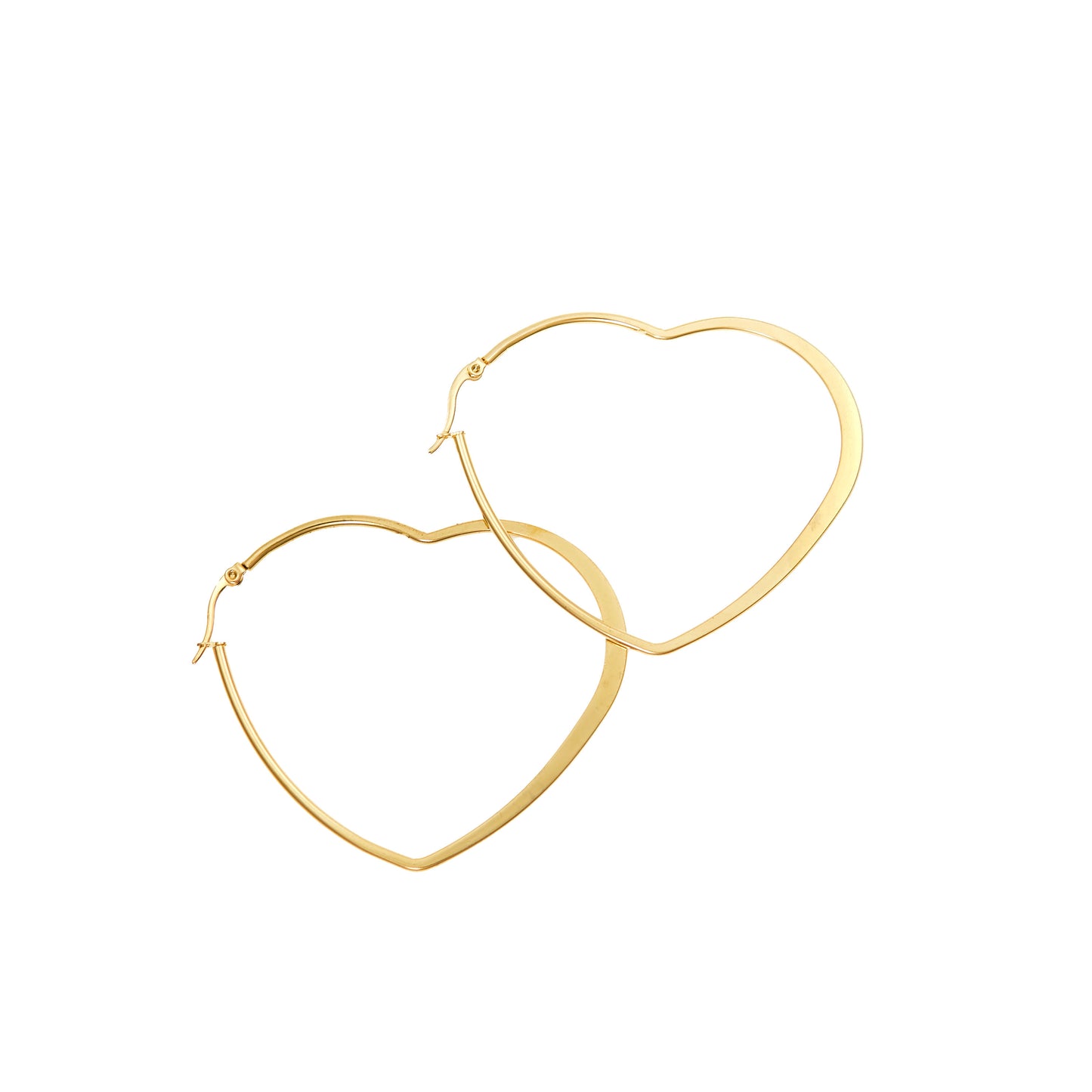 Large heart hoops