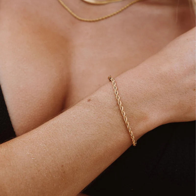 Rope chain bracelet