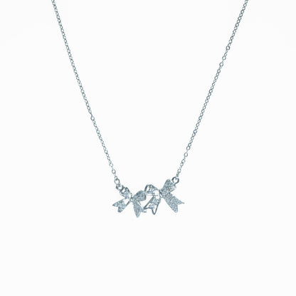 Double Bow Necklace