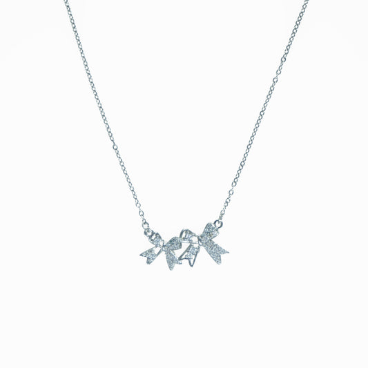 Double Bow Necklace