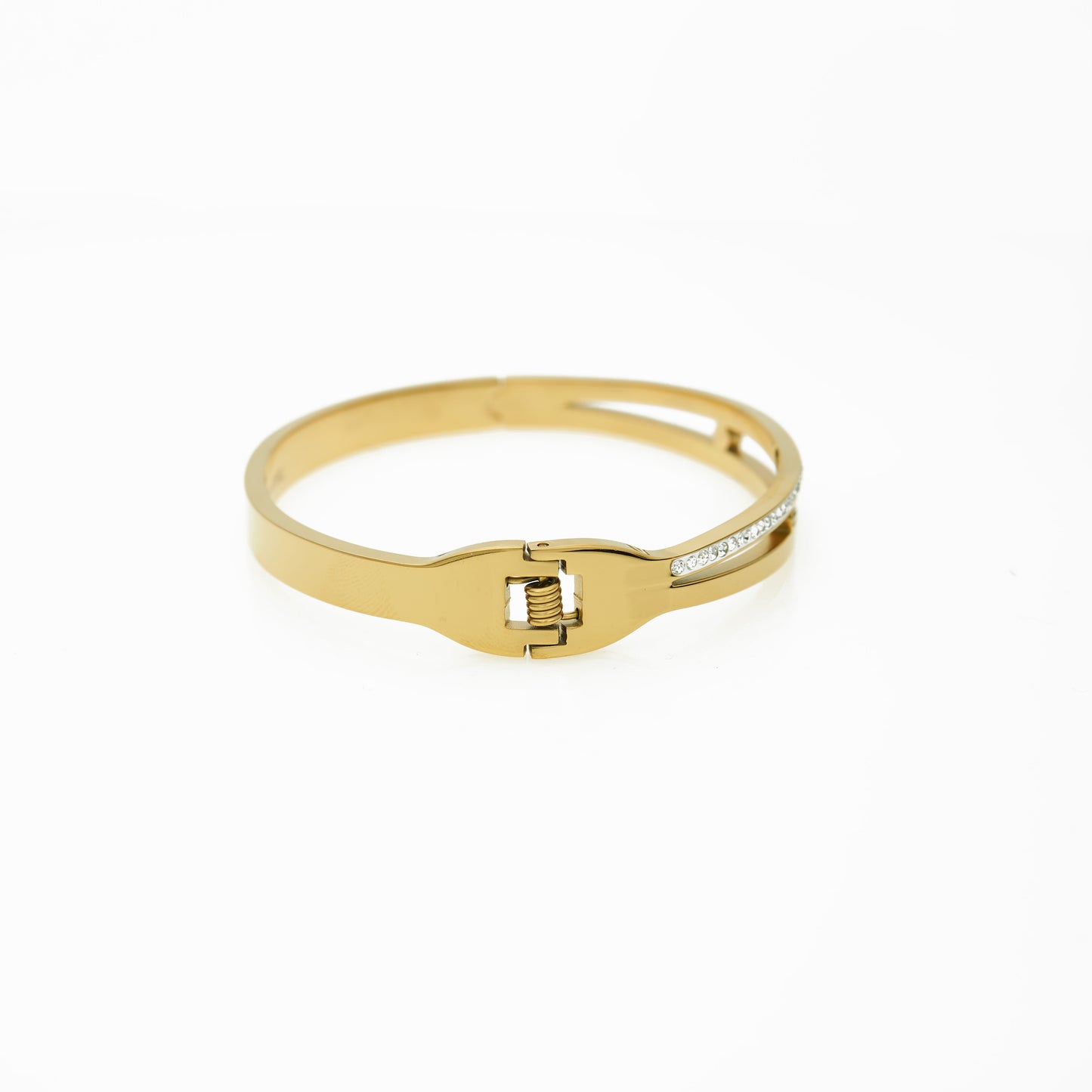 Cuff with rhinestones