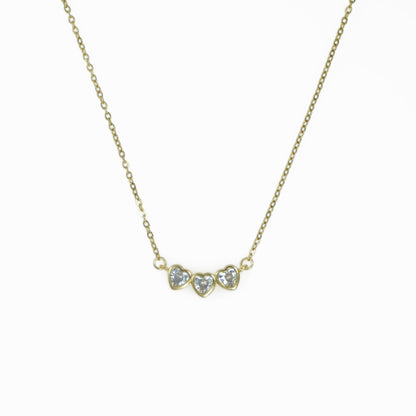 Triple Heart Necklace