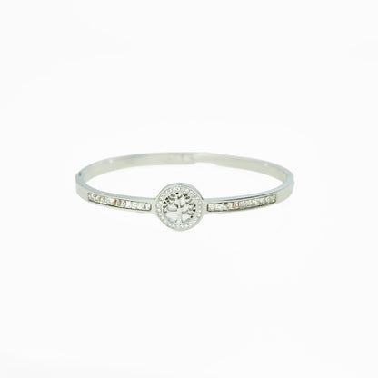 Tree of life cuff with strass