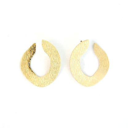 Textured Statement hoops