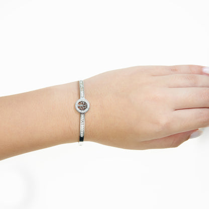 Tree of life cuff with strass