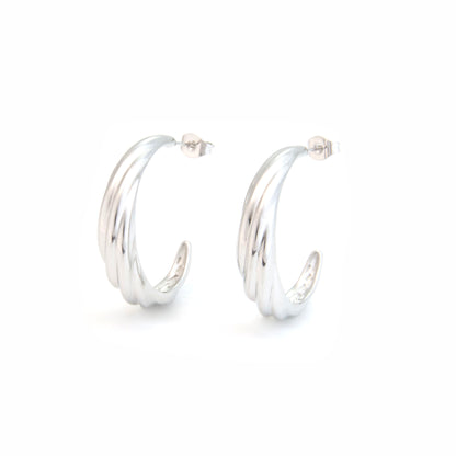 Open twisted hoops