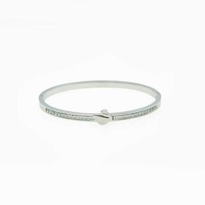 Swan cuff with strass