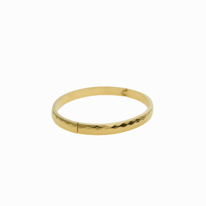 Golden cuff with angles